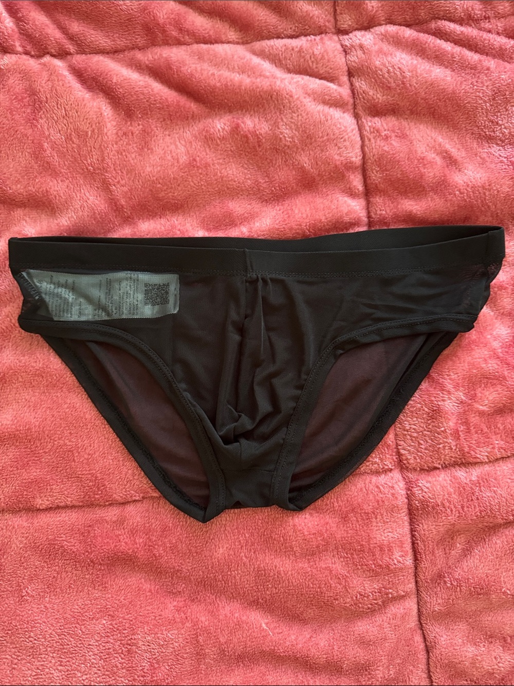 Black Sheer Men's Briefs